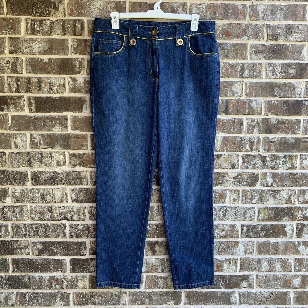 Diva Blue Women's Plus Slim Leg High Waist…